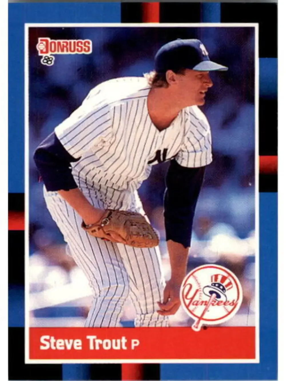 1988 Steve Trout Donruss Baseball Card #524